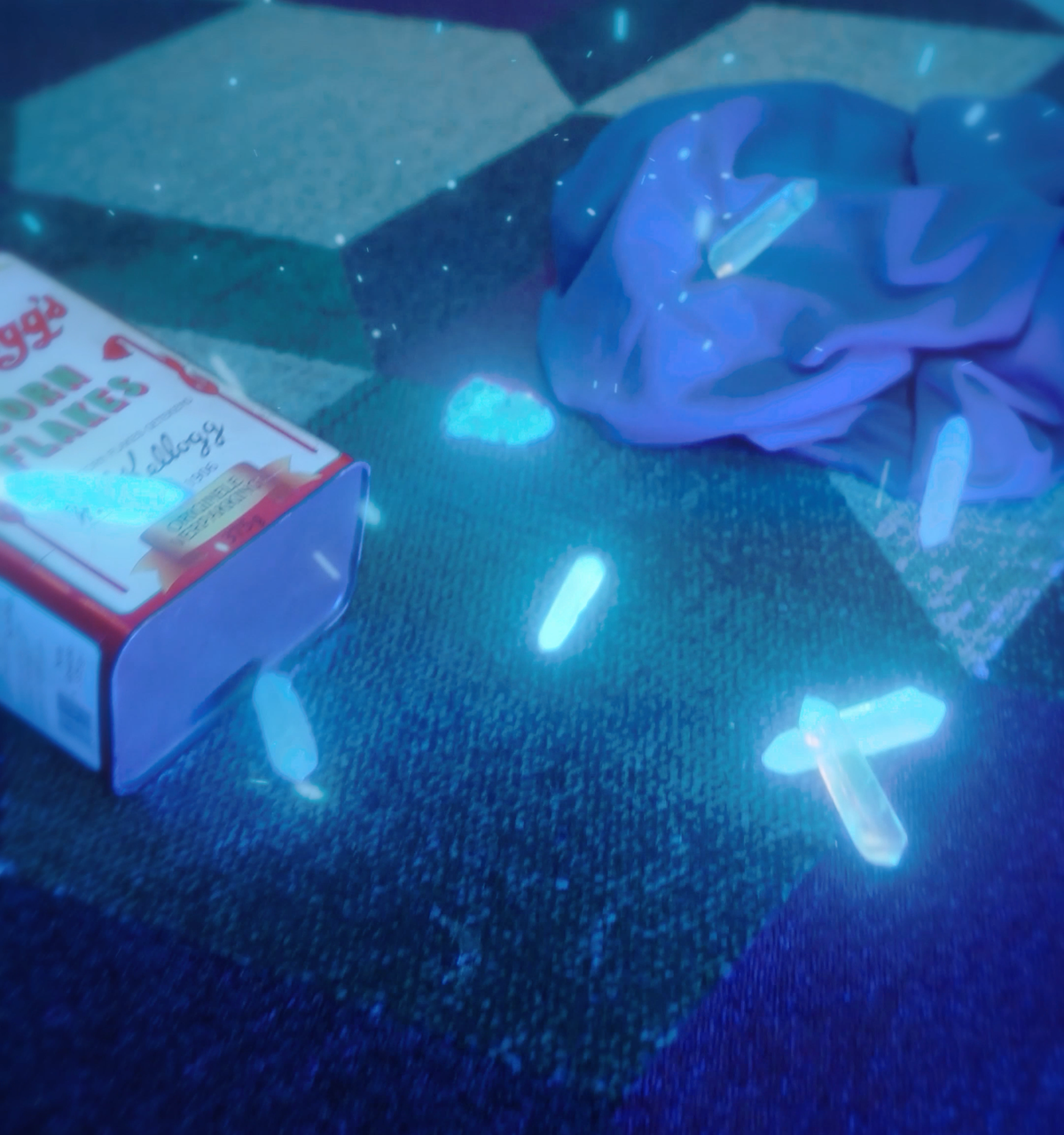 Escape room House of Nowhere: a boy with a magic amulet and a floating holiday home in a blue whirlwind